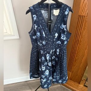 Kate Spade Navy Floral Dress